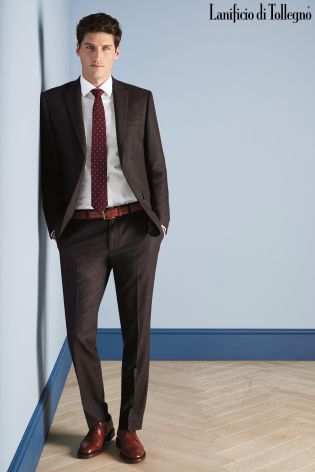 Brown Flannel Suit: Jacket
